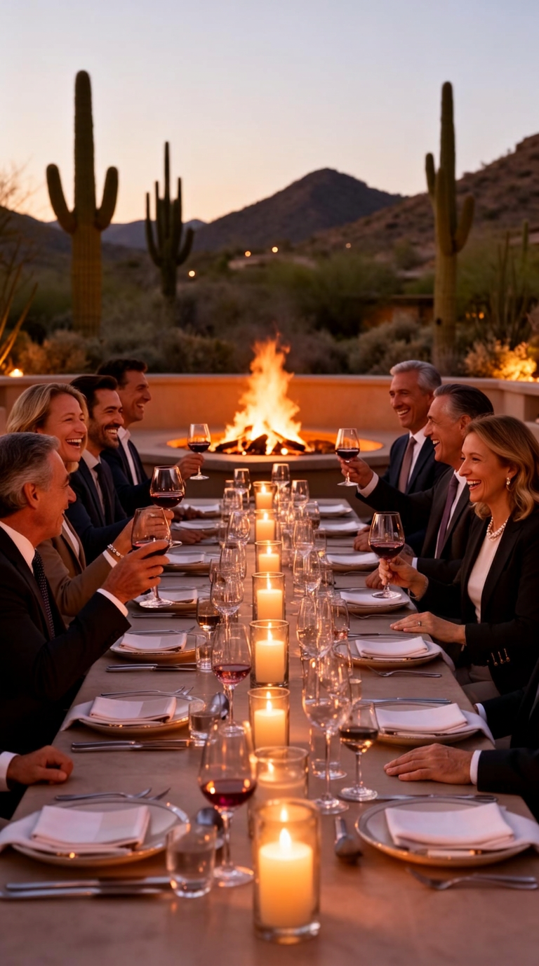 Long tables, milestone moments.