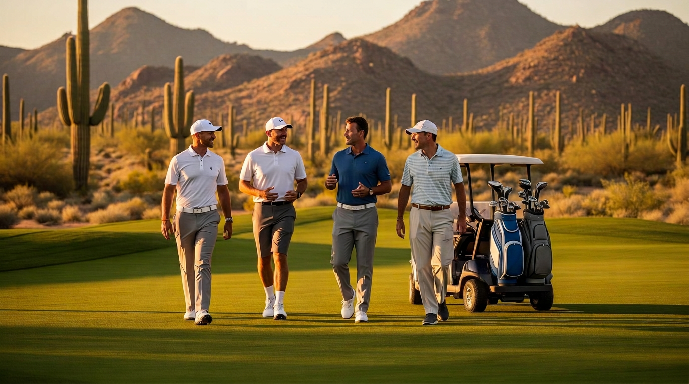 Walk off the 18th and into your villa.